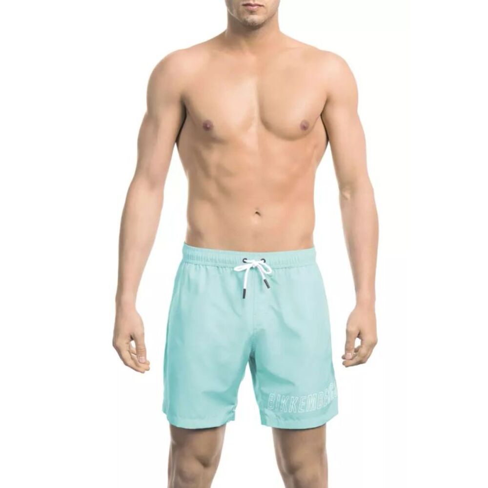 Bikkembergs Black Polyester Men Swimwear Men's Shorts